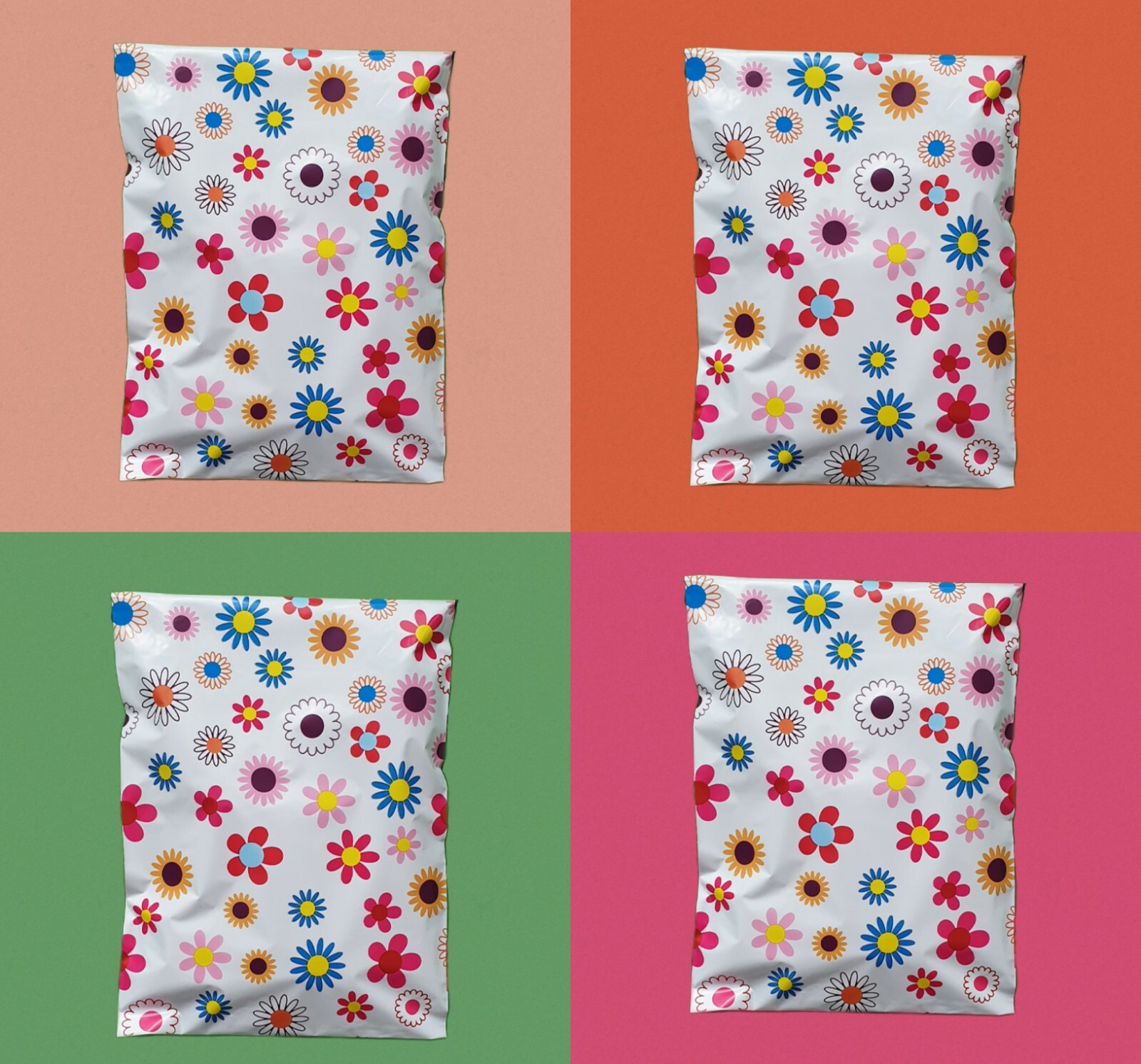 10×13 Poly Mailers Designer Self Adhesive Shipping Envelope Bags Choose design