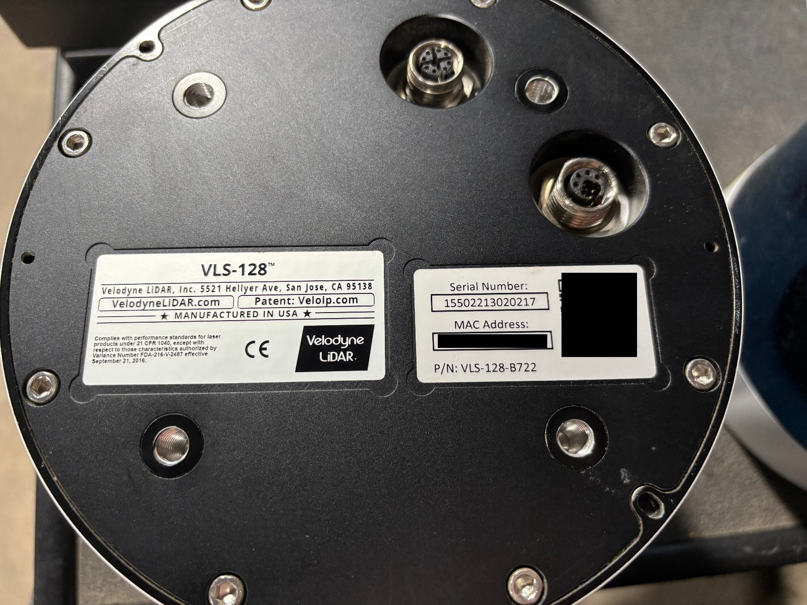 VLS-128 Velodyne Lidar for parts