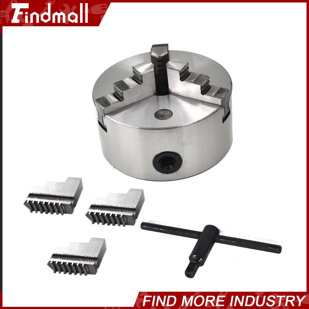 Findmall 125mm 3-jaw Self Centering Lathe Chuck For Drilling Milling Machine