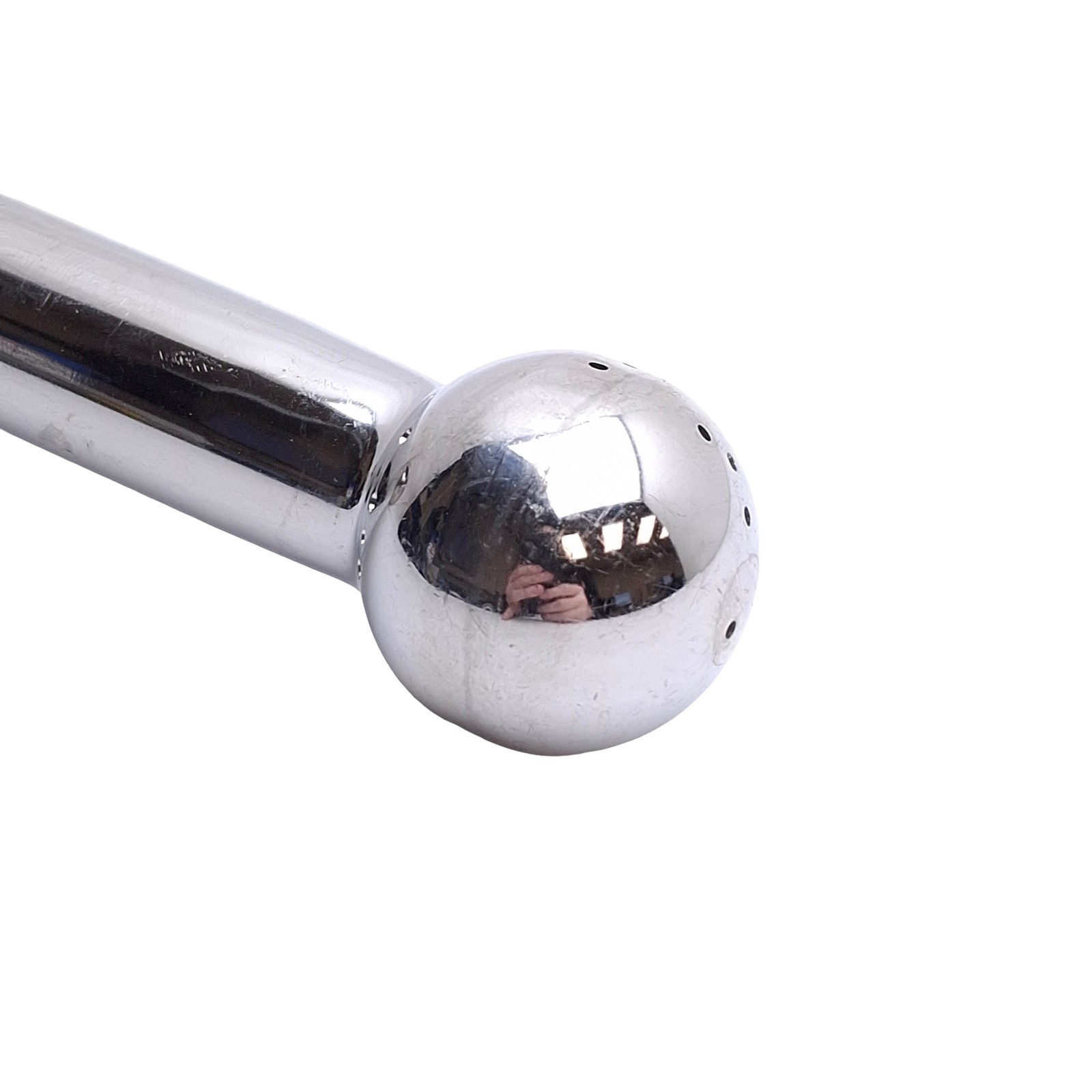 ISS Sanitary Supply Tube With Spray Ball, 1/2in Tri-Clamp 8.12in Internal Length
