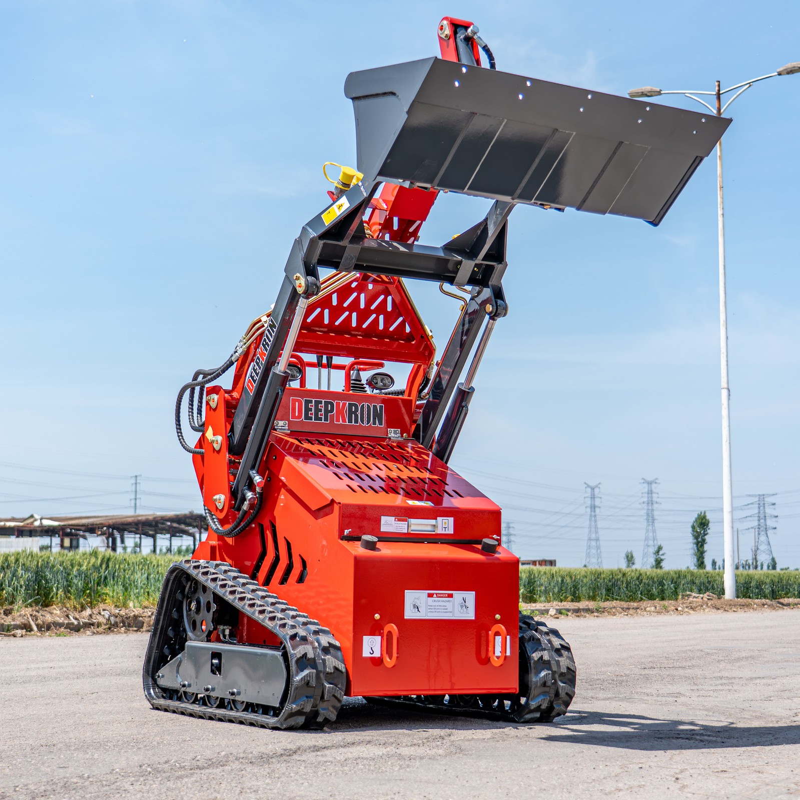 3527Lbs Mini Skid steer Loaders EPA 25 HP Kubota Engine Free Shipping USA Stock