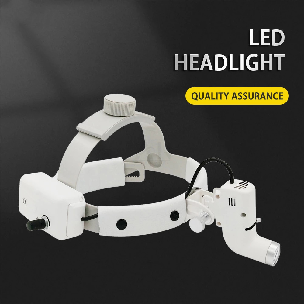 5W High Brightness Dental LED Head Light Adjustable Medical Headlamp ENT Vet USA