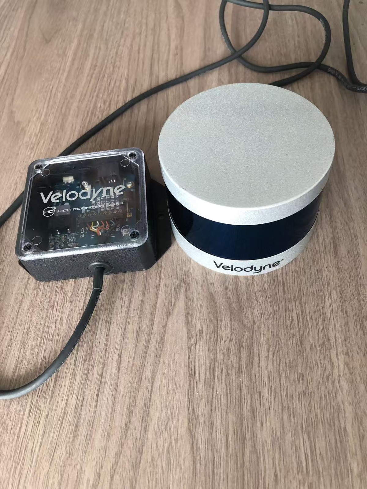 1PC Used Velodyne VLP-16 Puck 3D LiDAR 16CH 360° 100m Range w/ HD Interface Box