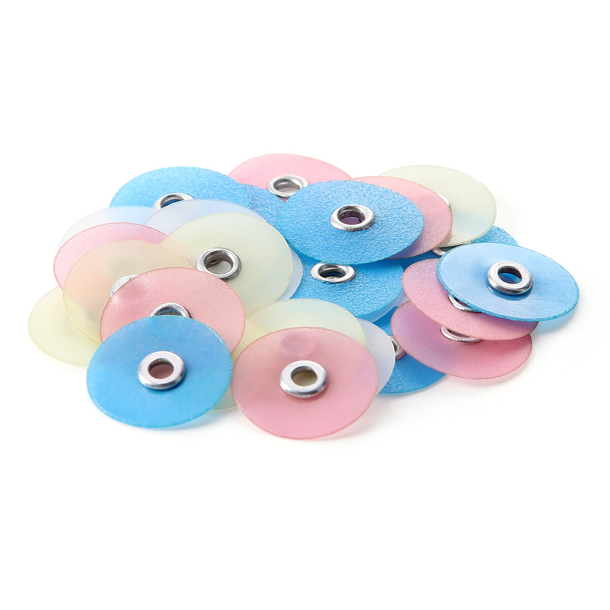 AZDENT Dental Soflex Discs Composite Finishing Polishing Discs 2.35mm+Mandrel