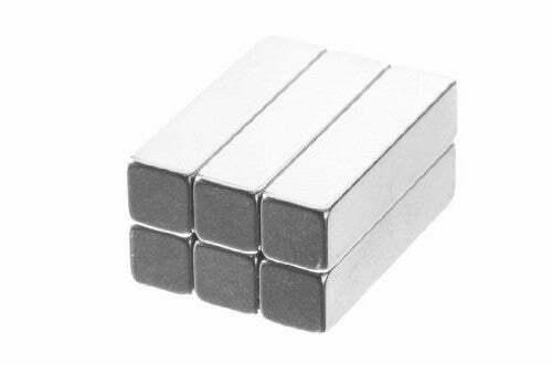 1 x 1/4 x 1/4 Inch Neodymium Rare Earth Bar Magnets N48 (6 Pack)