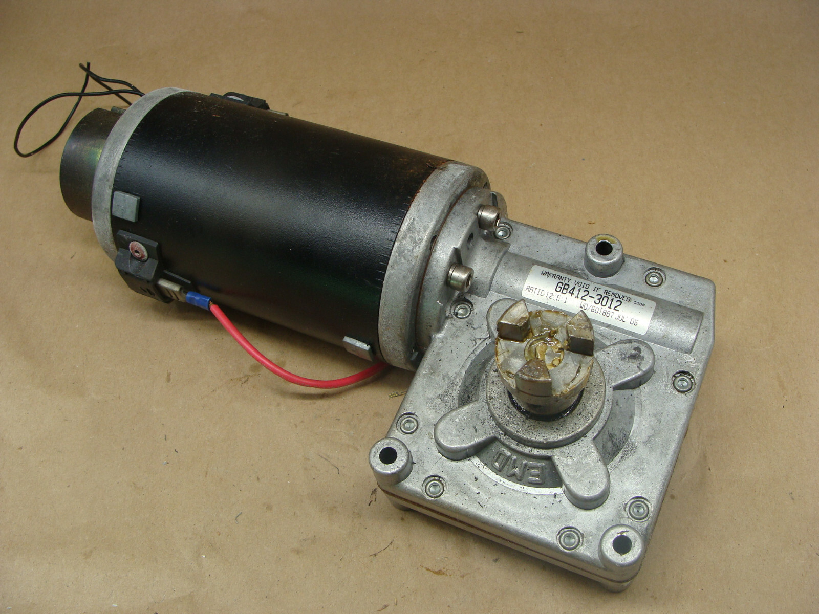 MAXON MOTOR EMD PM36/50-KR-24-GB4-12.5;1/BK WITH GB412-3012 GEAR REDUCER 12.5:1