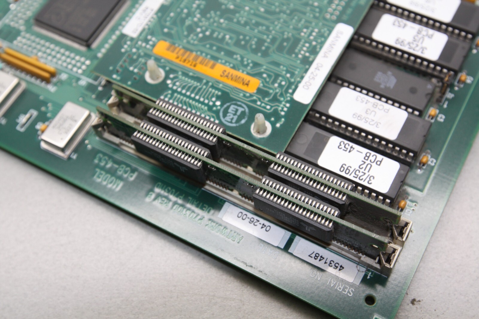 Gerber Edge 2 II CPU Circuit Board Mainboard P72007D