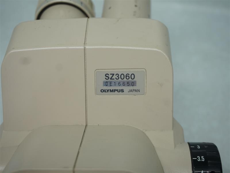 Olympus SZ3060 SZ30 Microscope w/ GSWH20X/12.5(1), 110AL0.62X 30Days Warranty