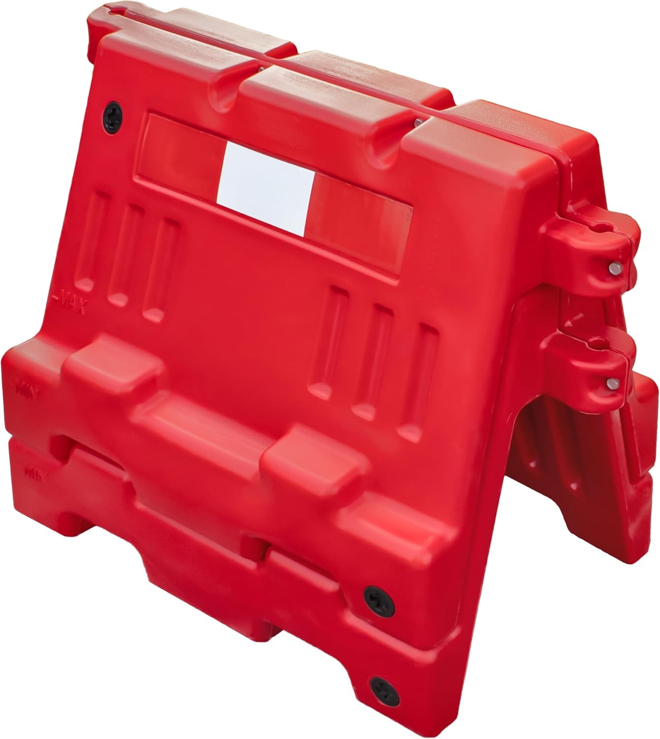 Electriduct Stackable Water Filled Plastic Traffic Safety Barriers – Red