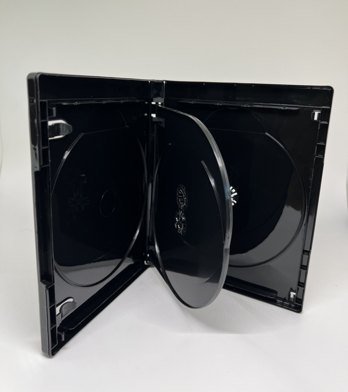 2 PCS NEW 15mm 4K ULTRA HD BLACK 3-DISC CASE, BOOKLET CLIPS, PS3-15MM UHD