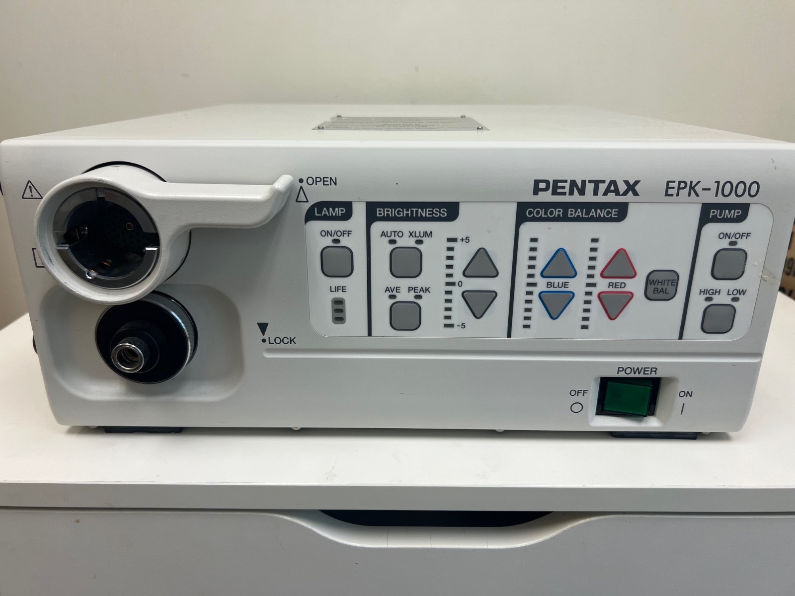 Pentax EG-1580K ultra slim gastroscope (PAL) with EPK-1000 Video Processor (PAL)