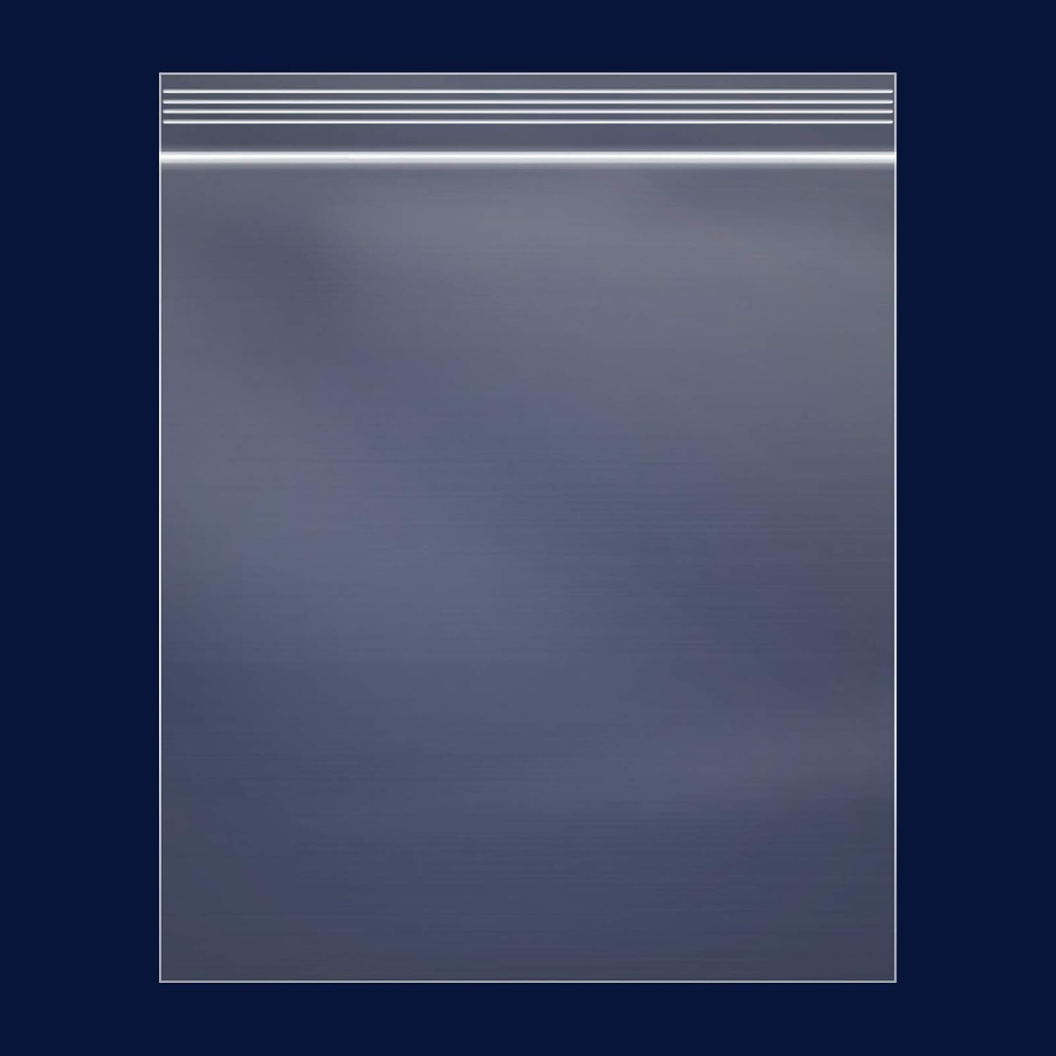 100 Pack 9×12 Inch Clear Reclosable Zipper Bag Plastic Poly Zip Lock Bags 2Mil