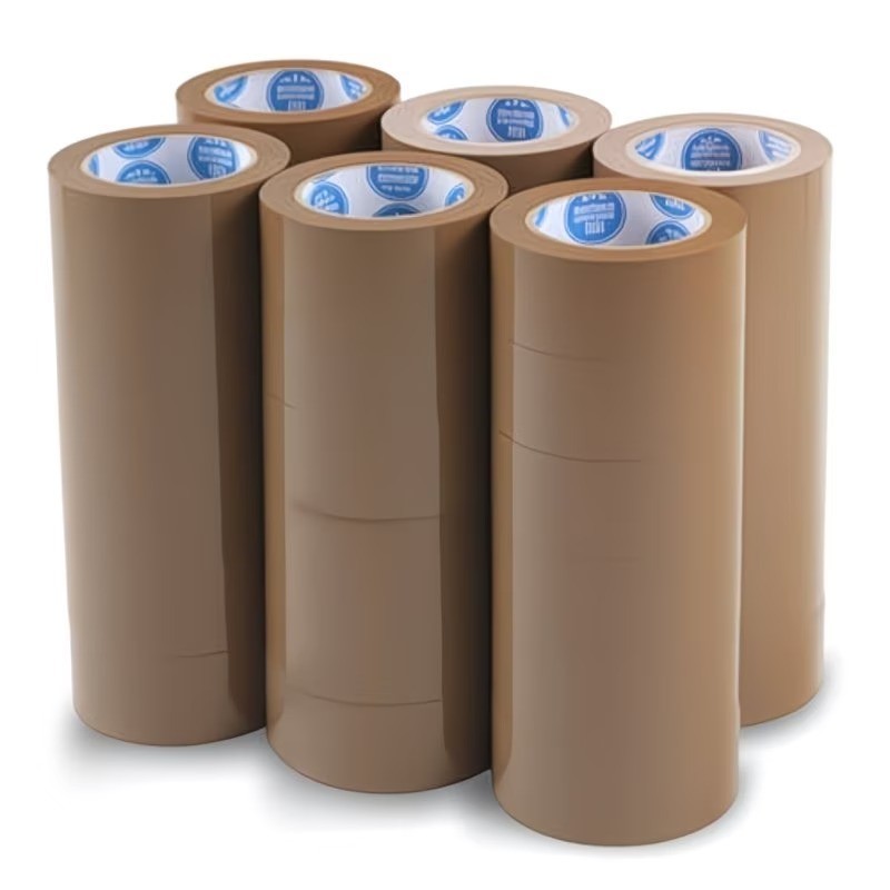 Brown Packing Tape 2 Inch x 110 Yards Moving Shipping Box Sealing 2.0 Mil