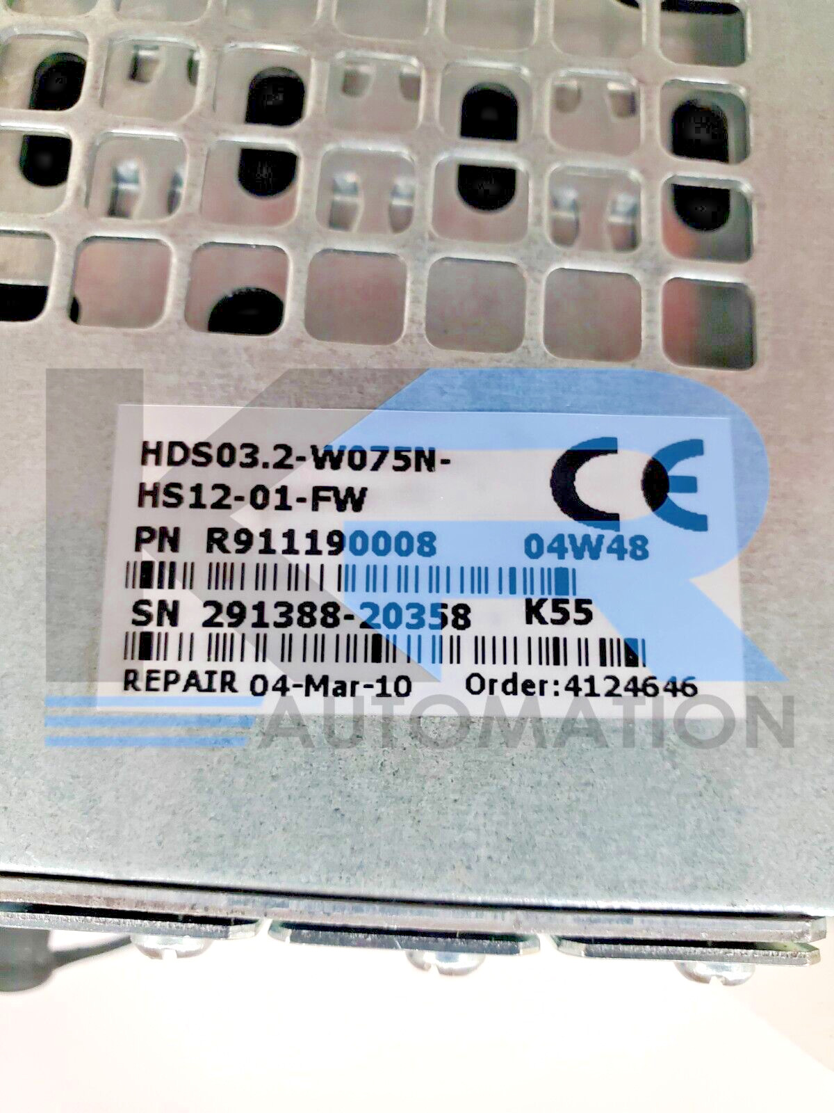 Rexroth HDS03.2-W075N-HS12-01-FW Indramat HDS Drive Controller 750VDC 40A 3Ph