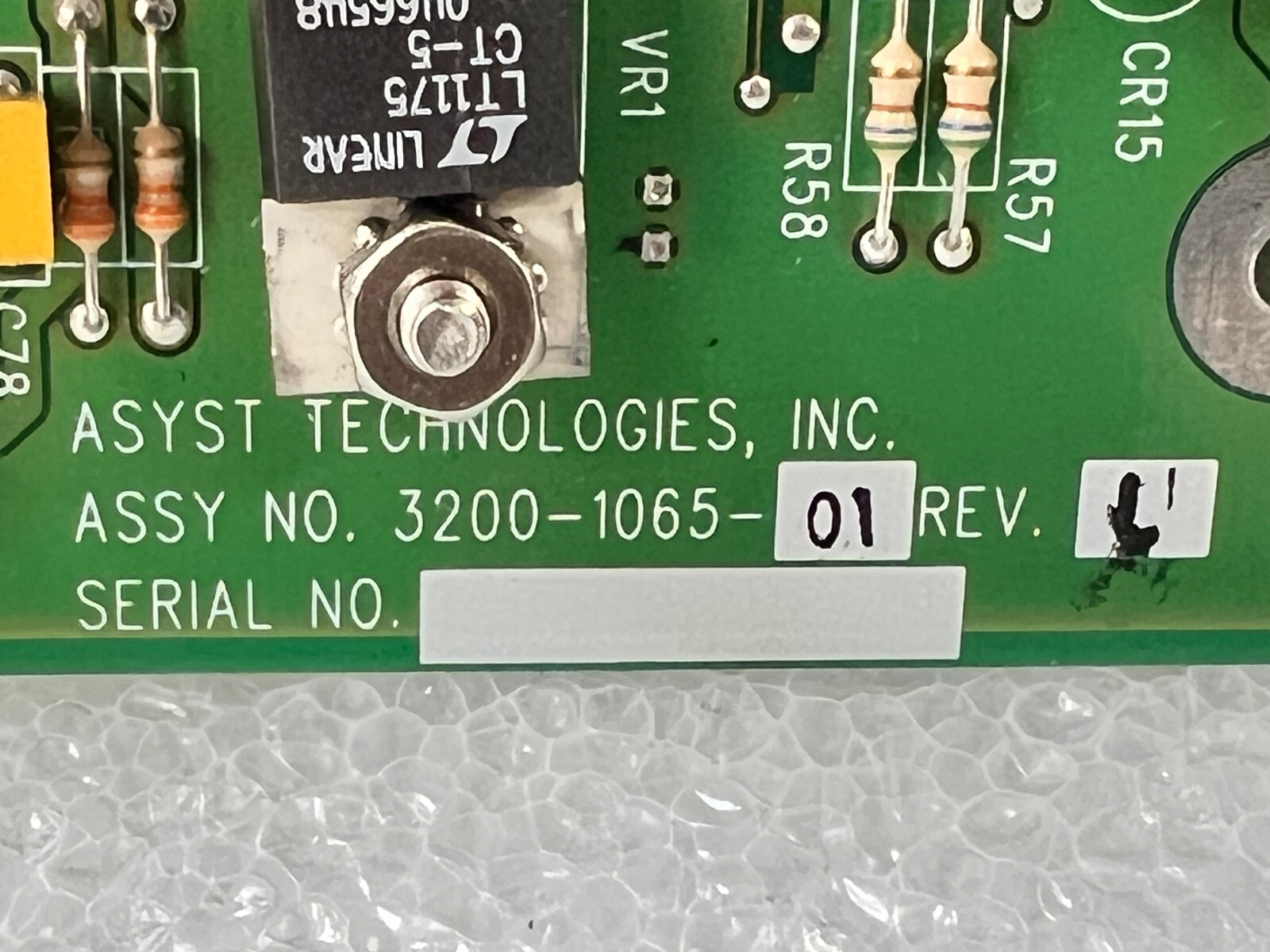 Asyst Technologies 3200-1065-01 Control Board w/ 3200-1045-01 Extension Board
