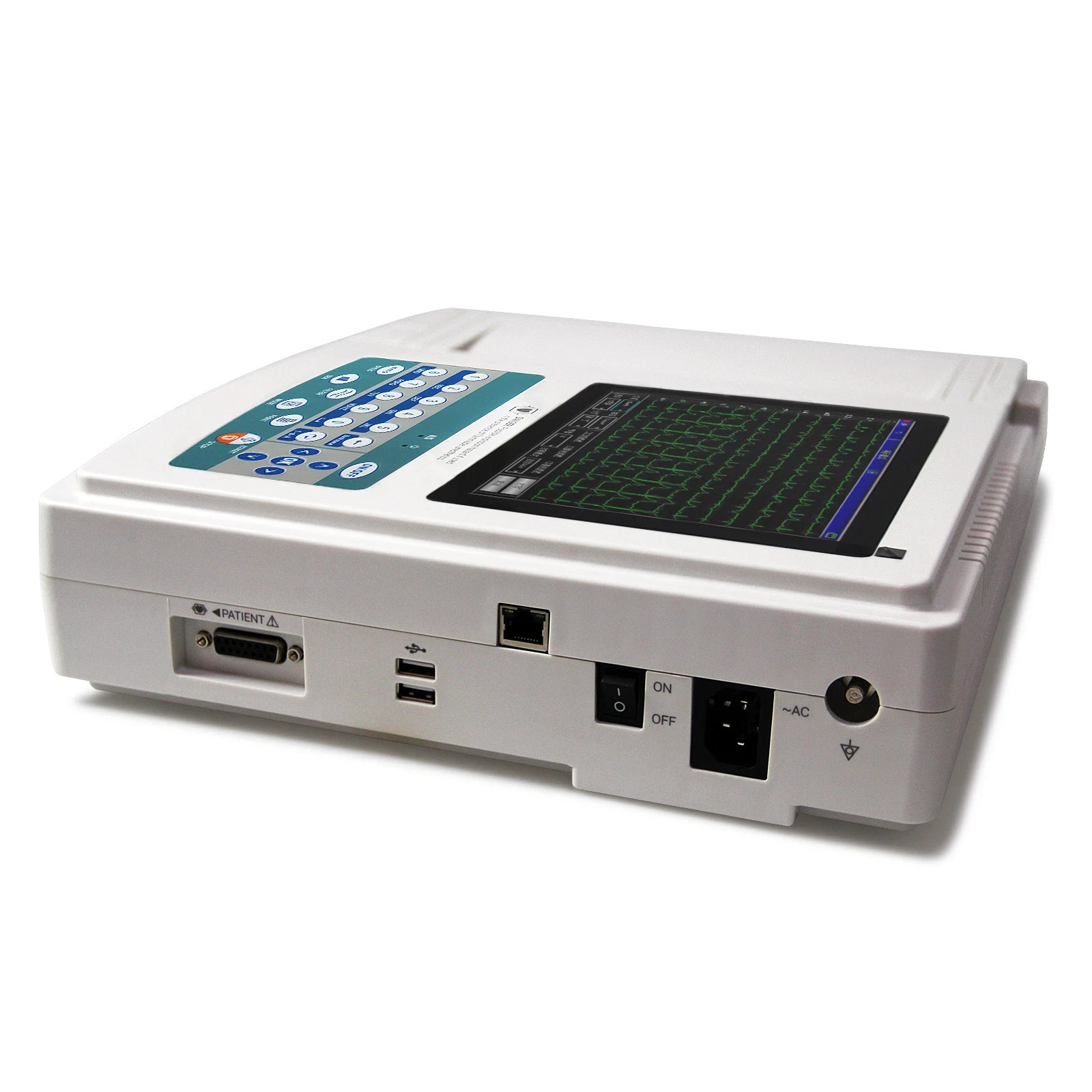 ECG1200G Touch Screen 12 Channel 12 Leads ECG Machine Electrocardiograph Monitor