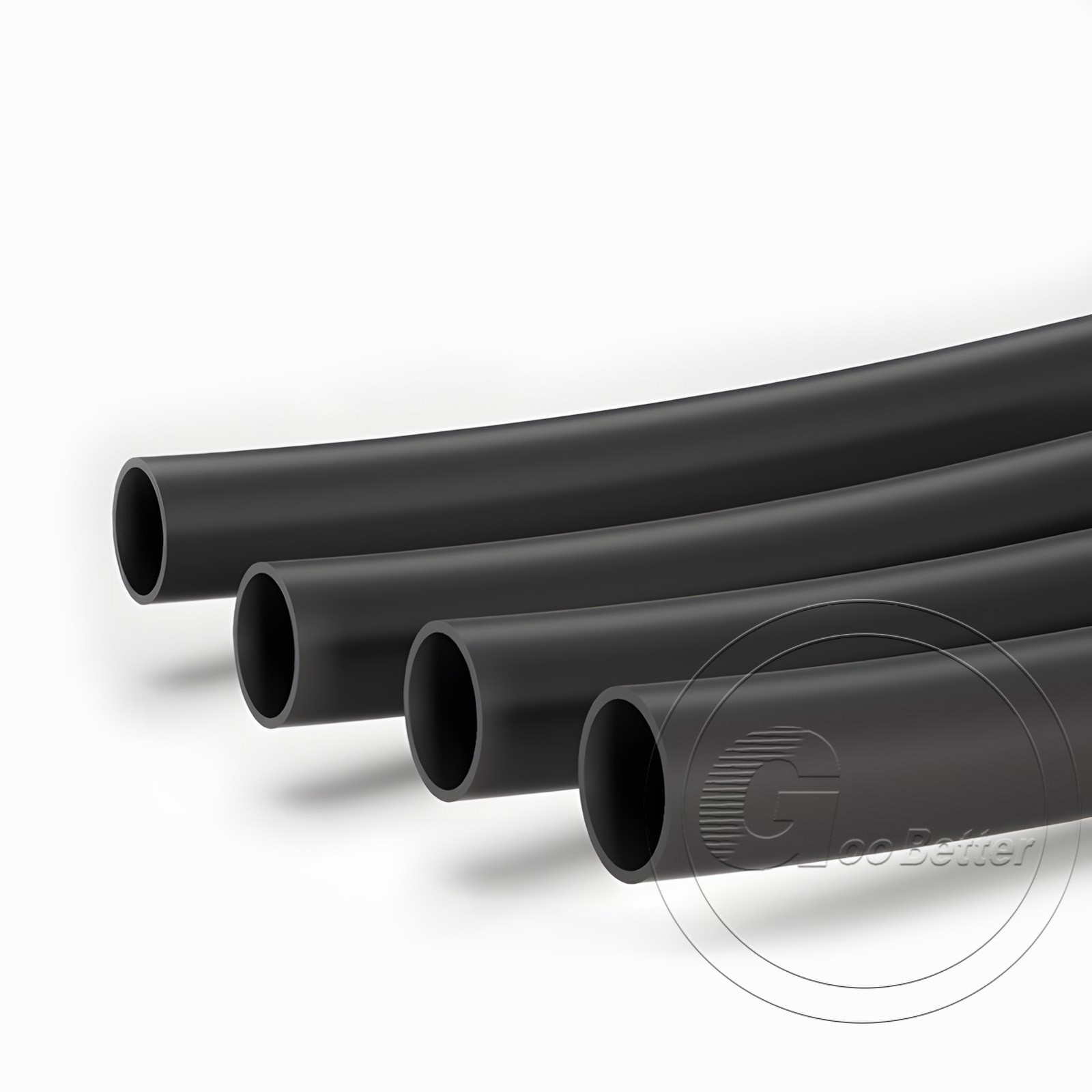 PTFE Tube Tubing Pipe ID 0.3-10mm OD 0.6-12.7mm High Temp Resistance Black