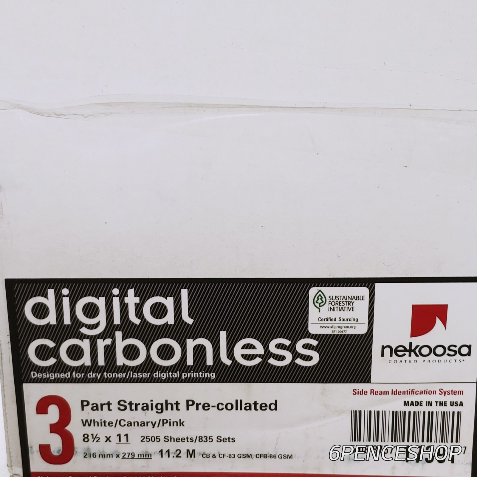 OPEN BOX Nekoosa Carbonless Paper – For Laser Print – Letter – 8.50″ X 11″ – 92
