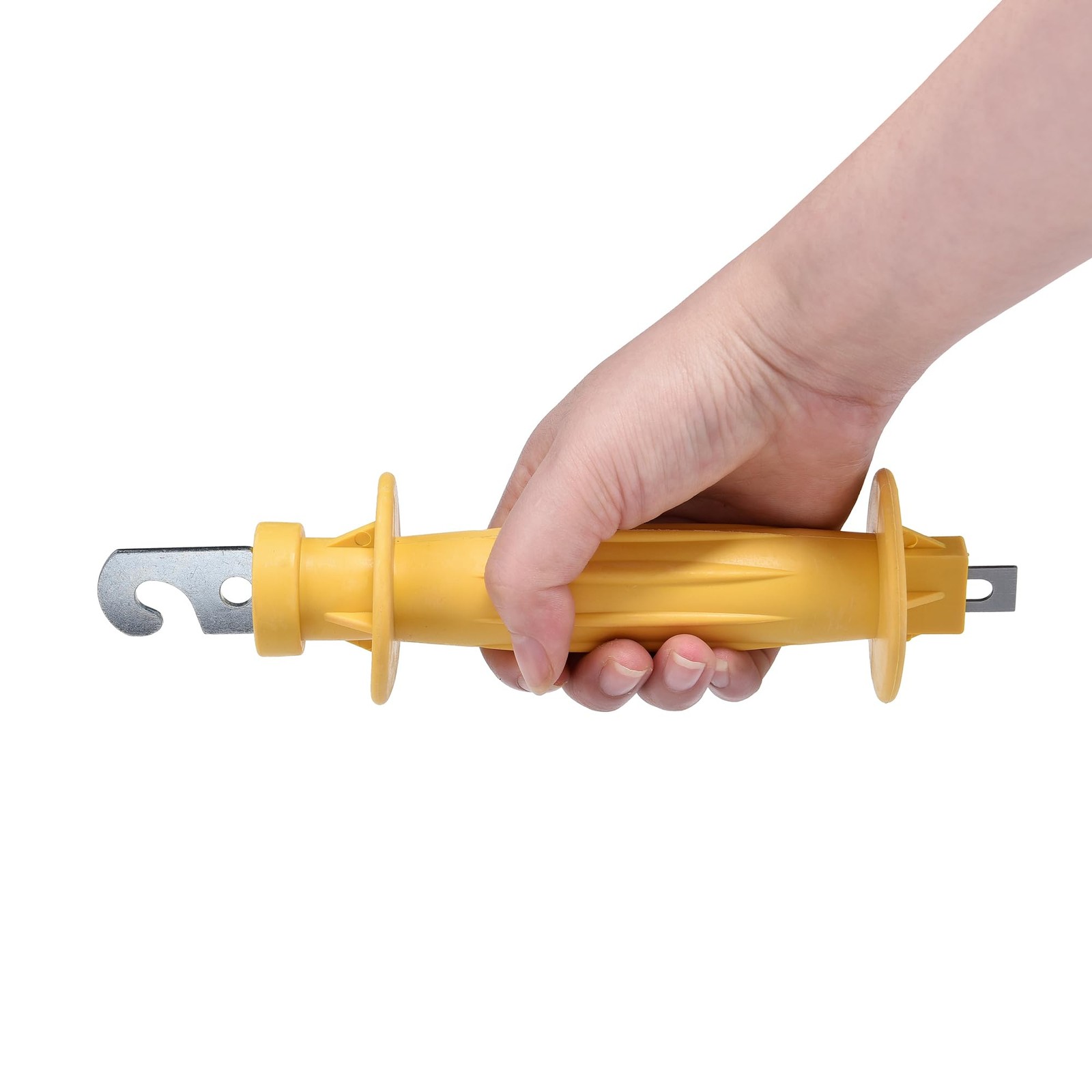 3 Pcs Electric Fence Spring Gate Handle, Yellow