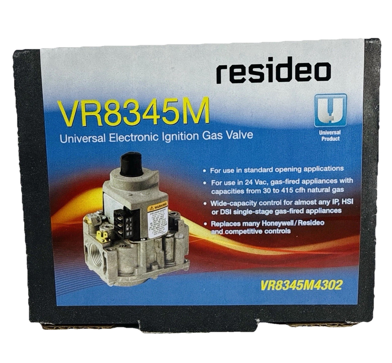 Honeywell/Resideo VR8345M Gas Valves Universal Ignition Valve VR8345M4302