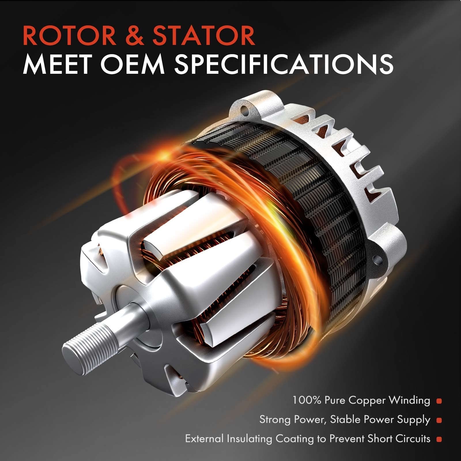 A-Premium Alternator Compatible with Chevy Silverado 2500 3500 HD Classic & G…