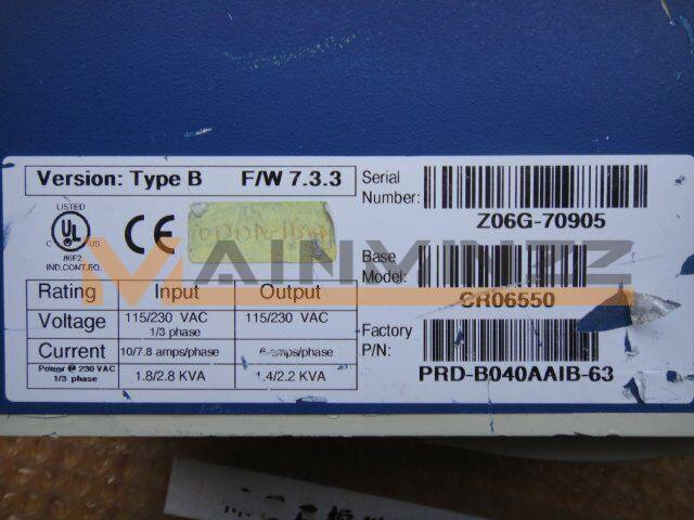 1PCS Used Kollmorgen Drive CR06550 CR06550 TESTED