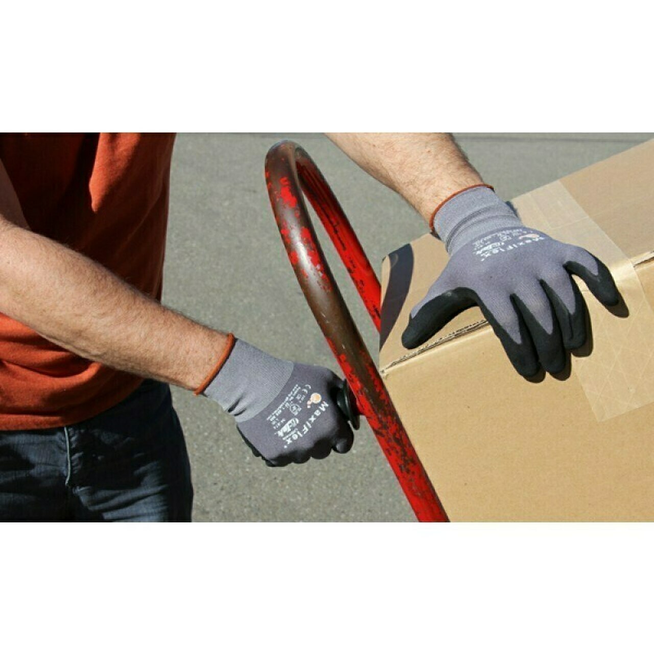 34-874 MaxiFlex Ultimate Micro Foam Nitrile Grip Coated PROTECTIVE WORK GLOVES