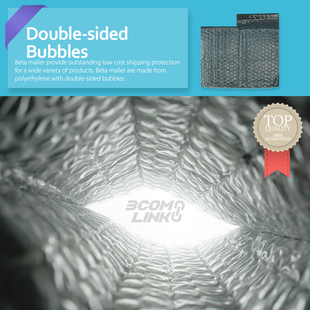 Economy Poly Bubble Mailer Padded Envelope Shipping Bag Multiple Colors Size