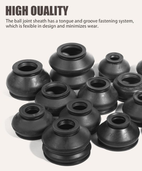 Universal Silicone Ball Joint Dust Boot Covers, 14PCS Set for Tie Rod and Ball J
