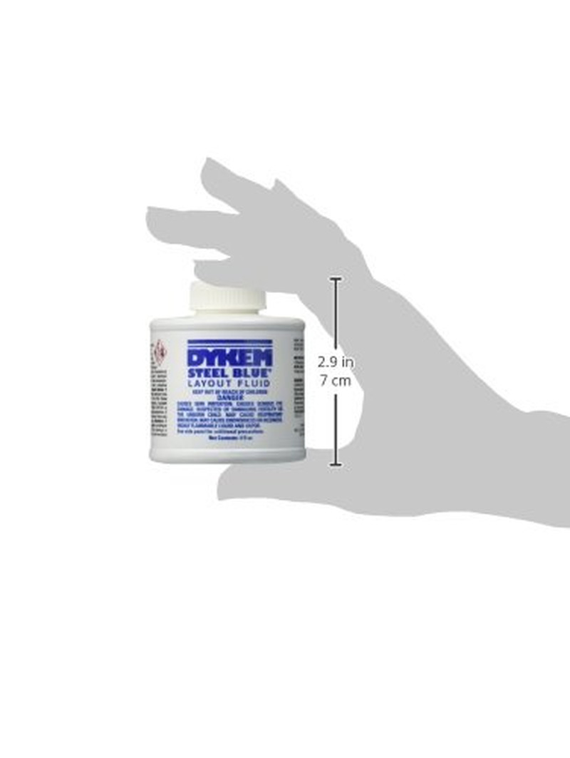 80300 Steel Blue Layout Fluid, Brush-in-Cap (4oz)