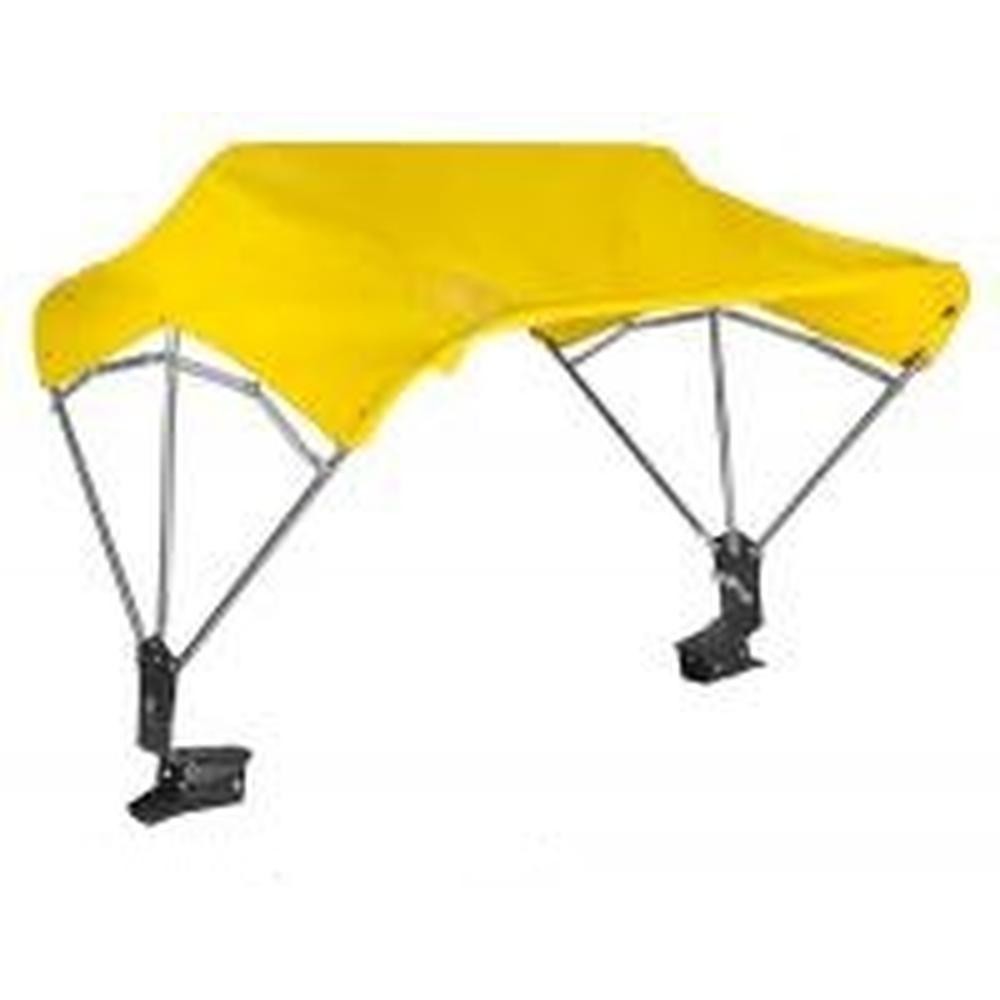 3-Bow Tractor Canopy With Frame Fender Mount 48″ – Yellow Fits Over Most ROPS