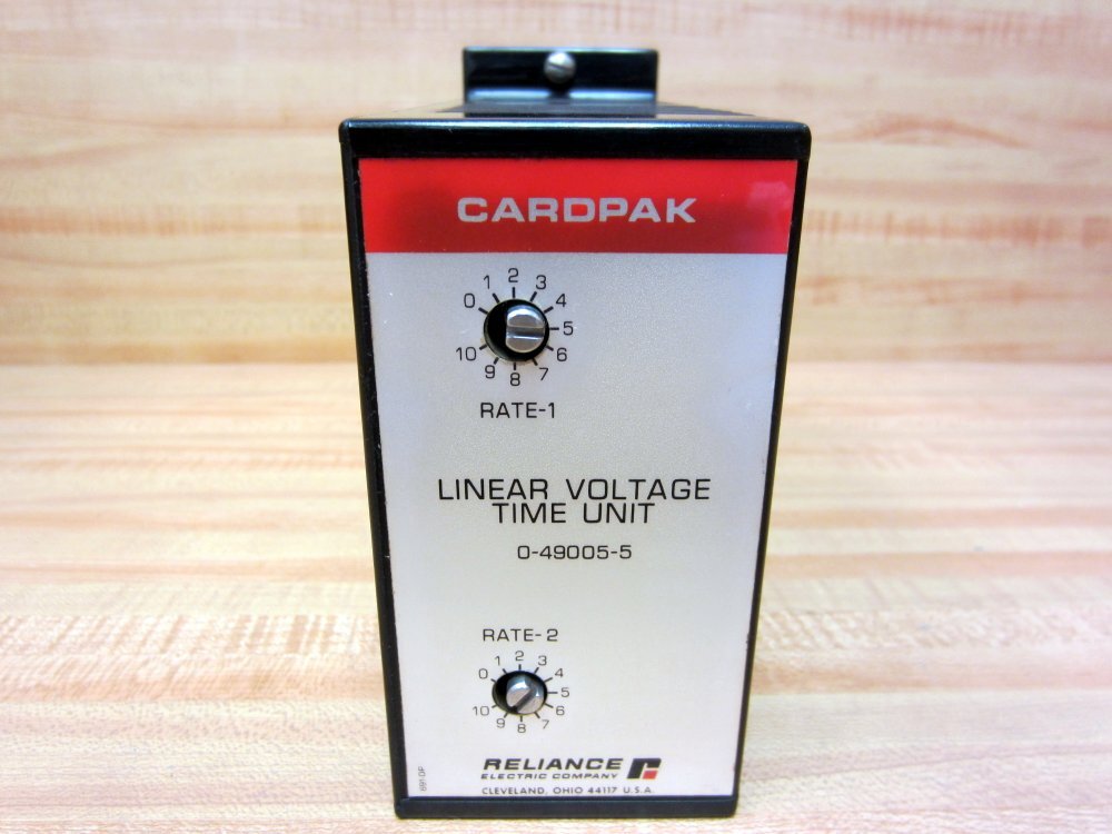 Reliance 0-49005-5 CardPak Linear Voltage Time Unit O-49005-5