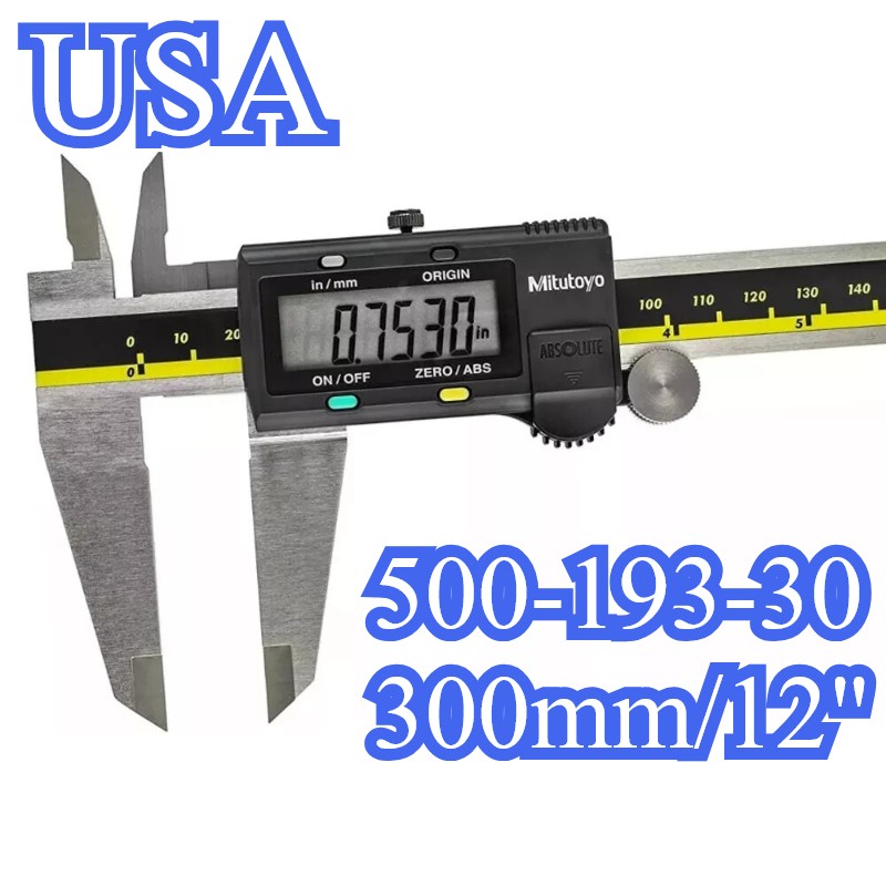 500-193-30 300mm/12″ 1PCS Mitutoyo Absolute Digital Digimatic Vernier Caliper US