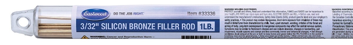 Eastwood 3/32″ Silicon Bronze Filler Welding Wire Rod 1LB – SILBRZ-094-01T TIG