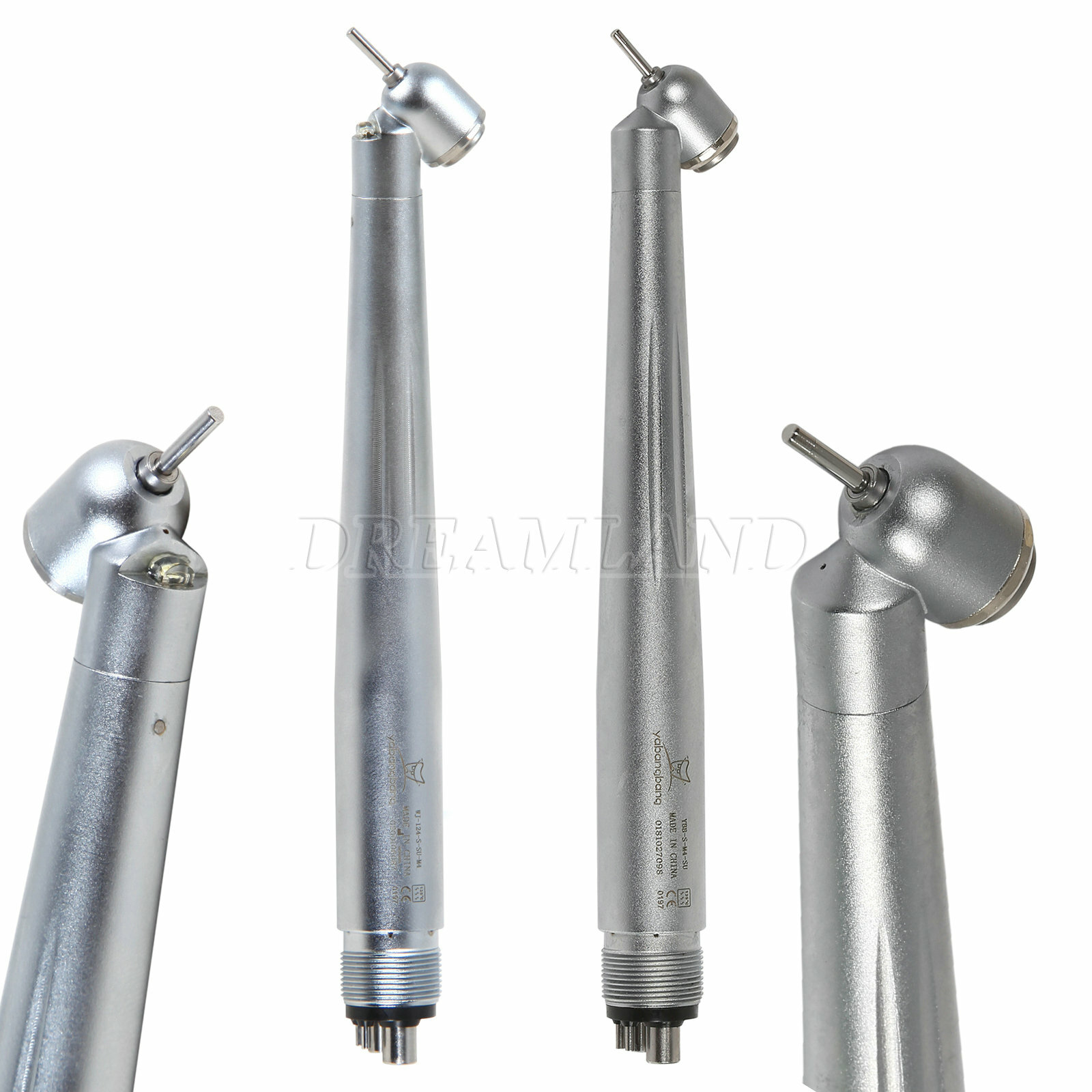 Dental 45 Degree Surgical High Speed Handpiece Push Button LED E-generator 4Hole