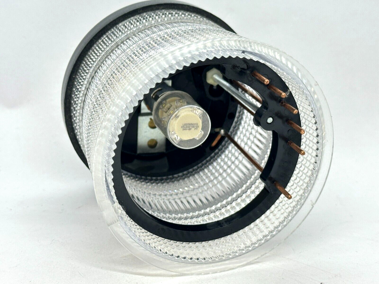 Edwards 101SINC-G1 AdaptaLight 101 Series Stackable Beacon Light Clear .61A 24V