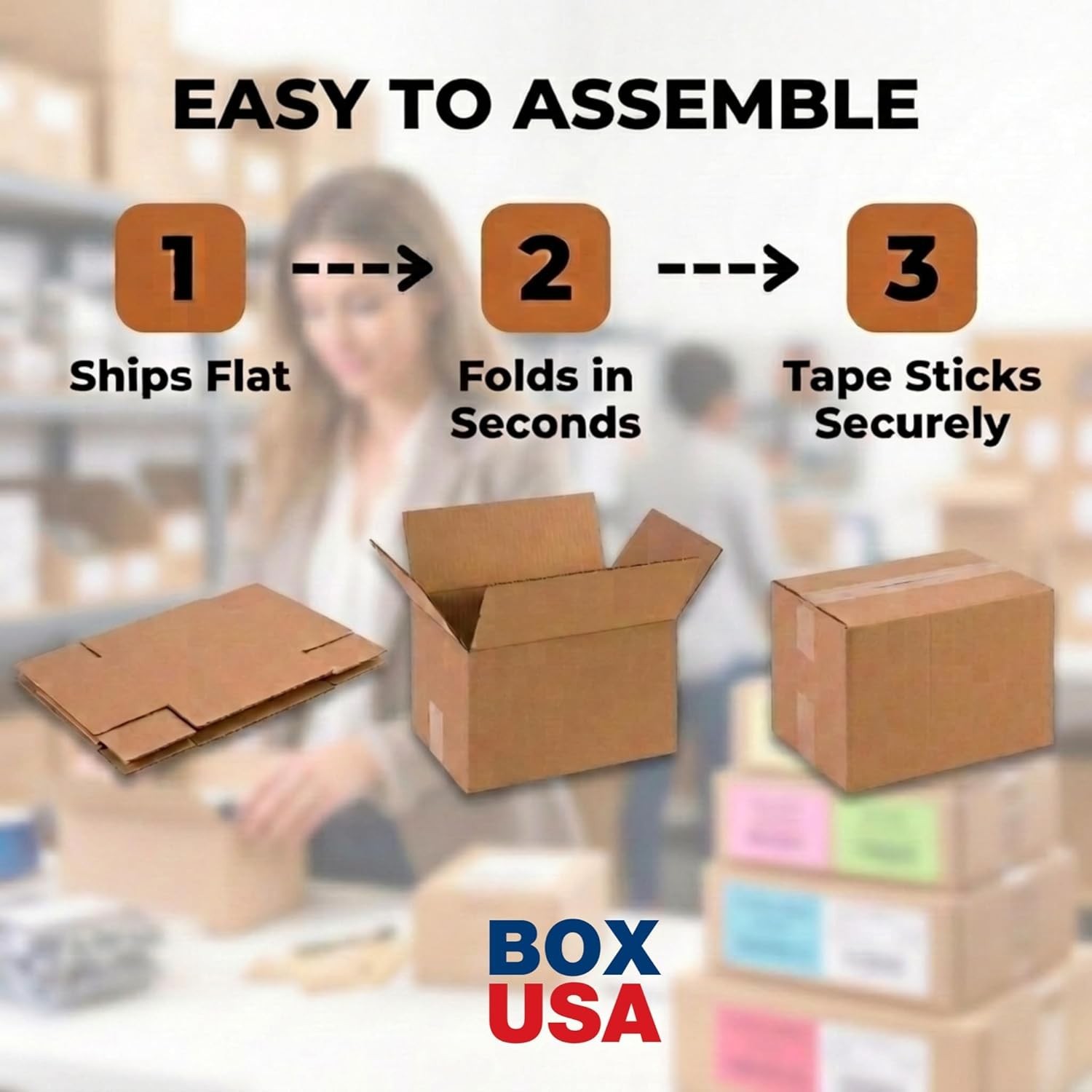 Medium Moving Boxes 18″L x 14″W x 12″H 20-Pack – Corrugated Cardboard Box for…