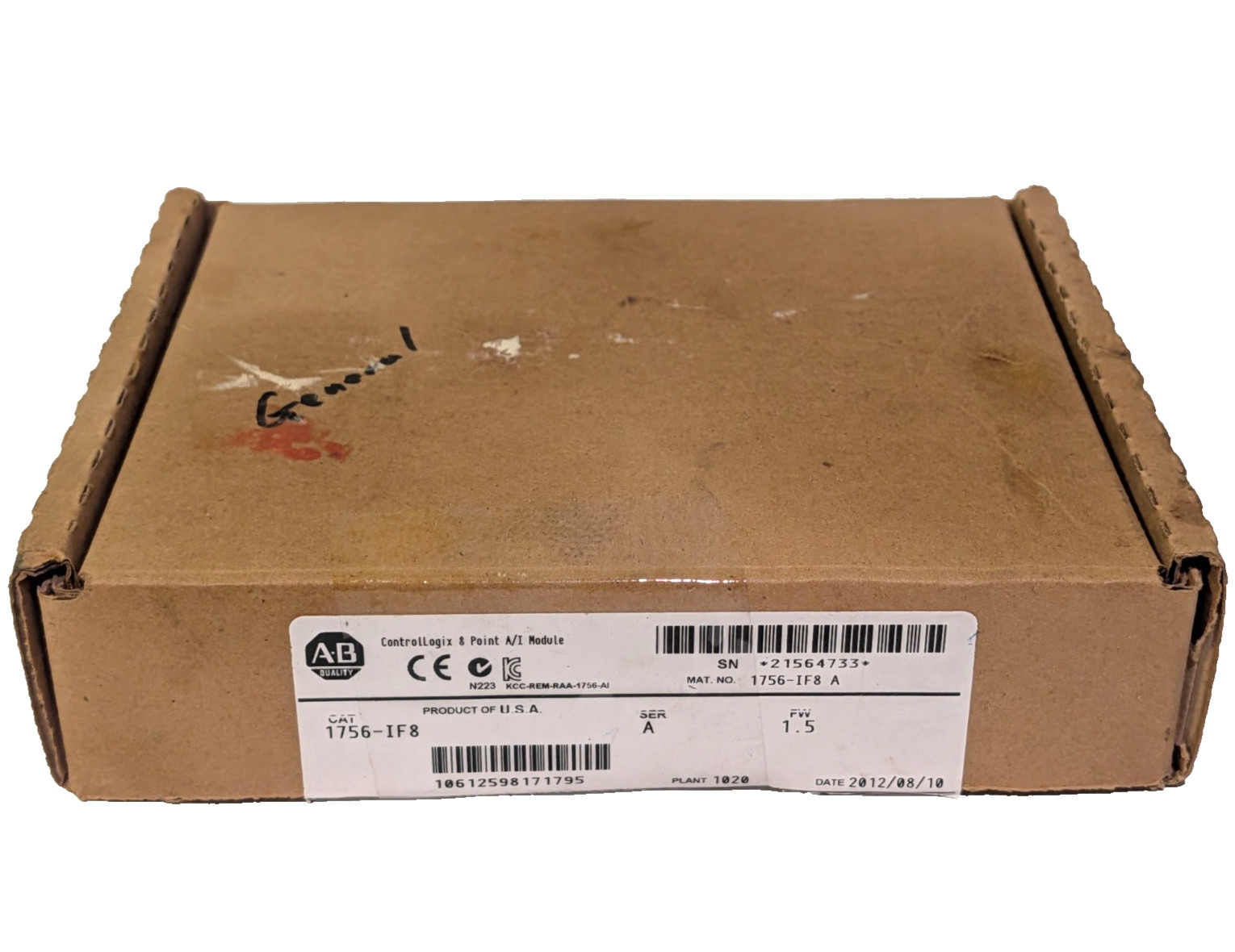1756-IF8 Allen-Bradley ControlLogix 8 Point Analog Input Module NOS 2012 USA