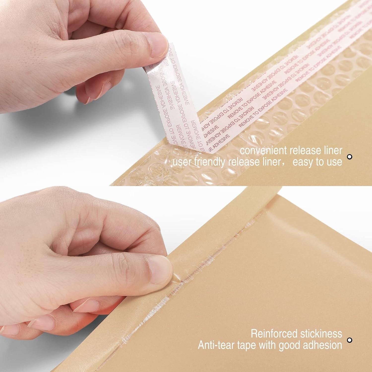 Jiaro Pack Kraft Bubble Mailer Padded Envelope Mailing Bags 6×10″ 50Pcs Brown