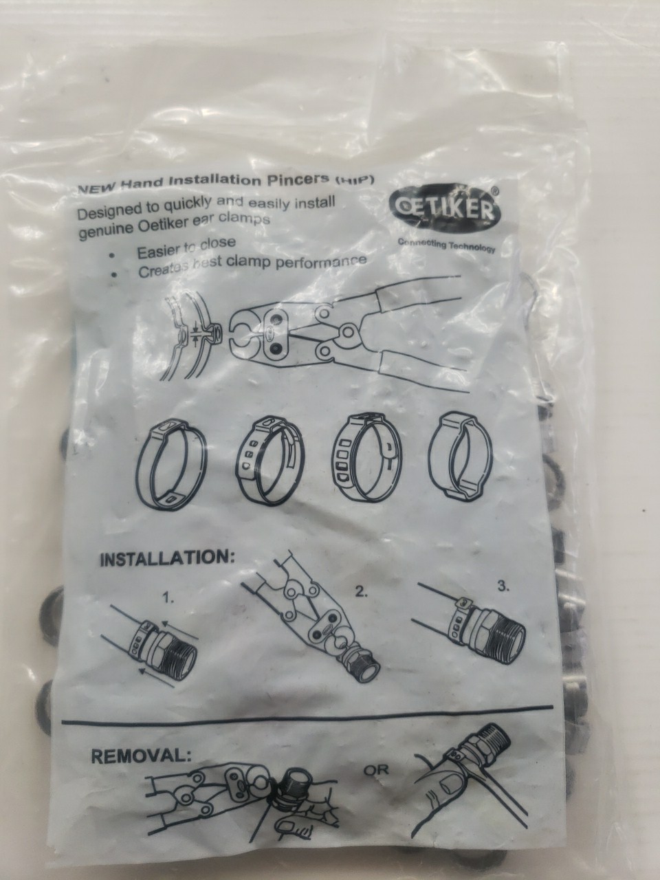 16700009, Oetiker, 15/32, 12mm, Stainless Steel Clamp (100-pack) New