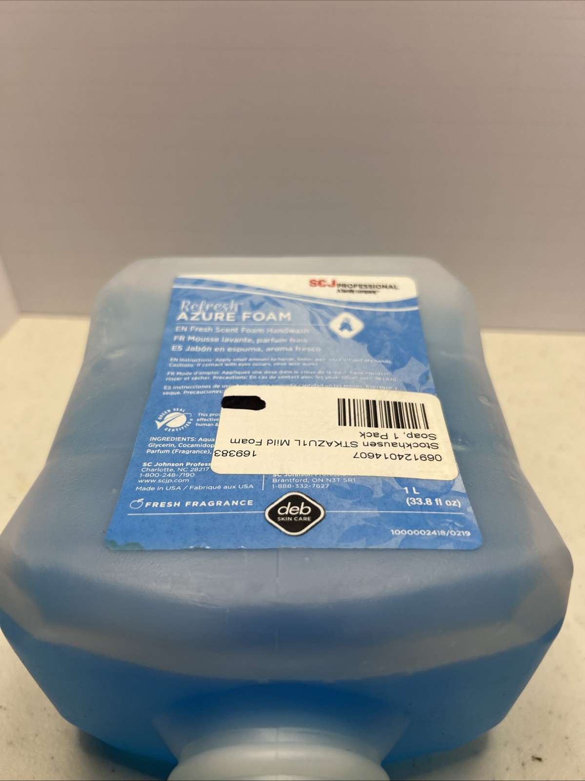 SCJohnson Professional Refresh Azure Foam Hand Wash Soap 1L Foam Handwash