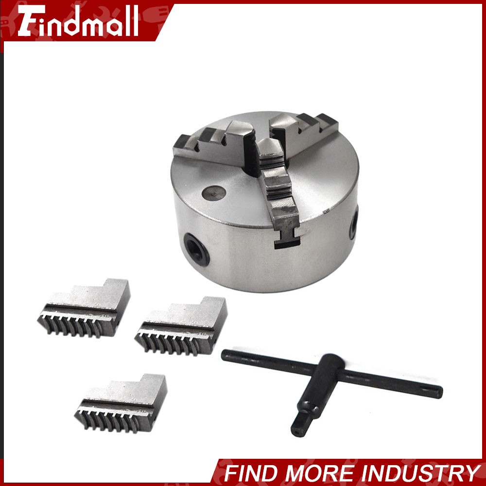 Findmall 125mm 3-jaw Self Centering Lathe Chuck For Drilling Milling Machine