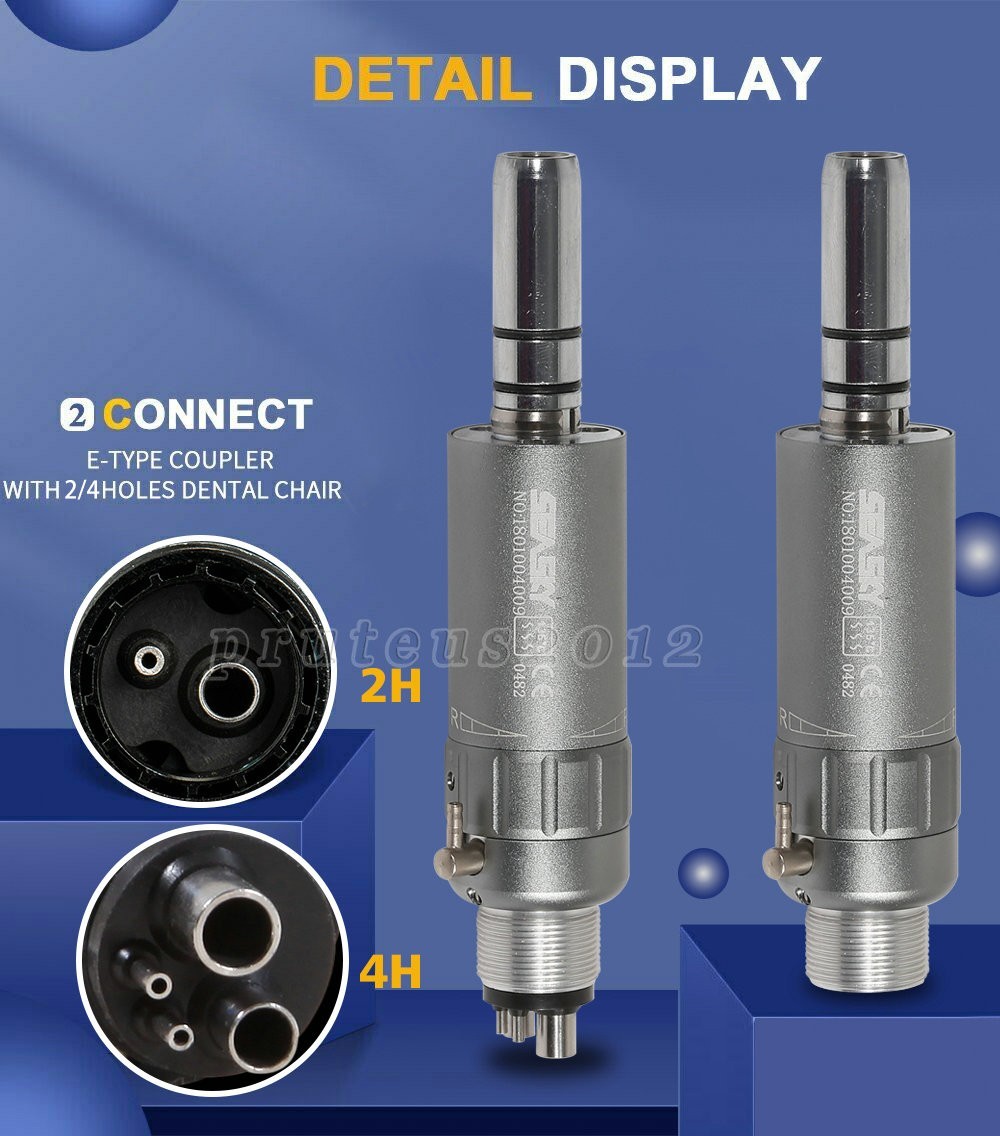 Dental Slow Low Speed E-type Air Motor Micromotor 4/2 Hole Handpiece NSK Style