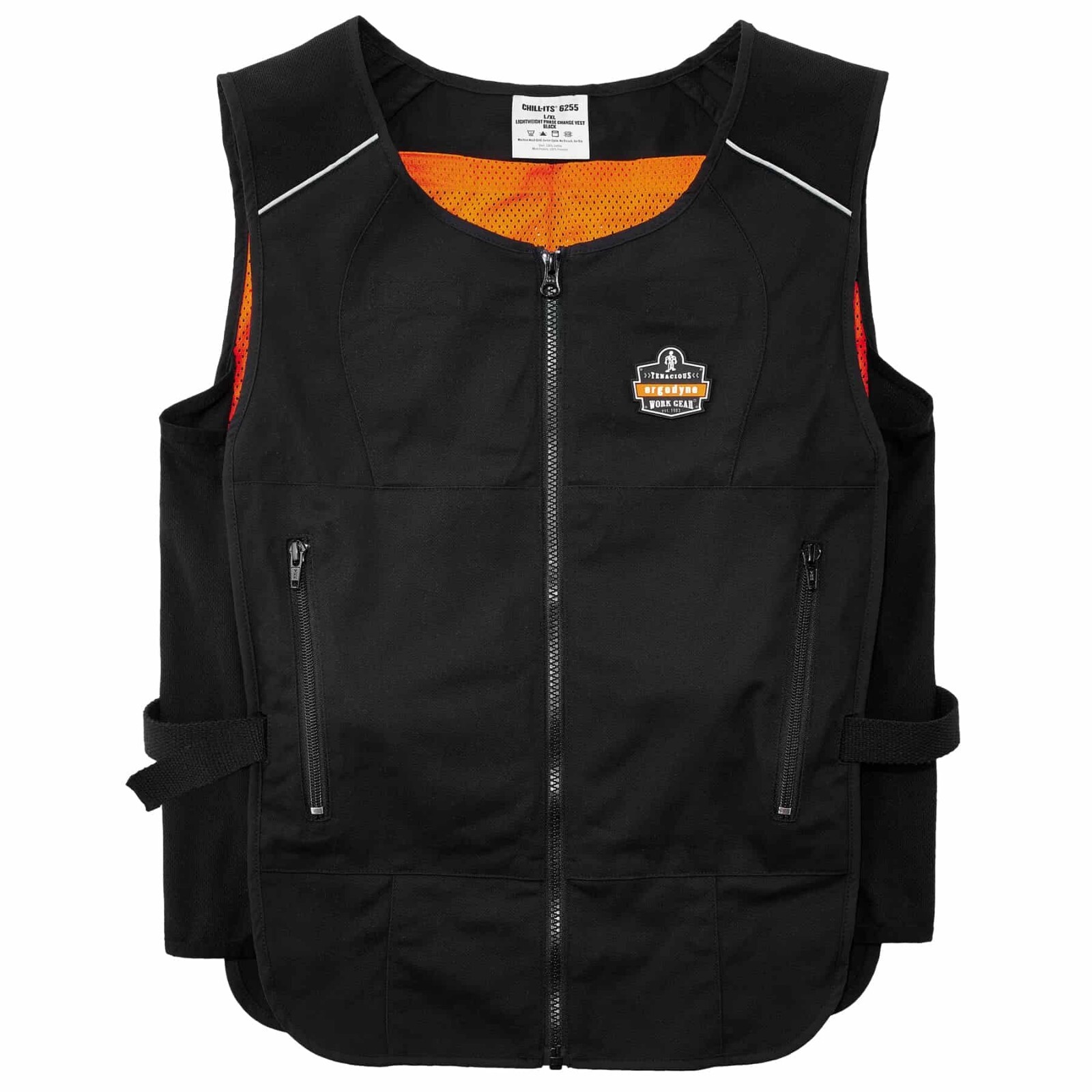 Ergodyne Chill-Its 6260 Lightweight Phase Change Cooling Vest W/ Packs, S/M