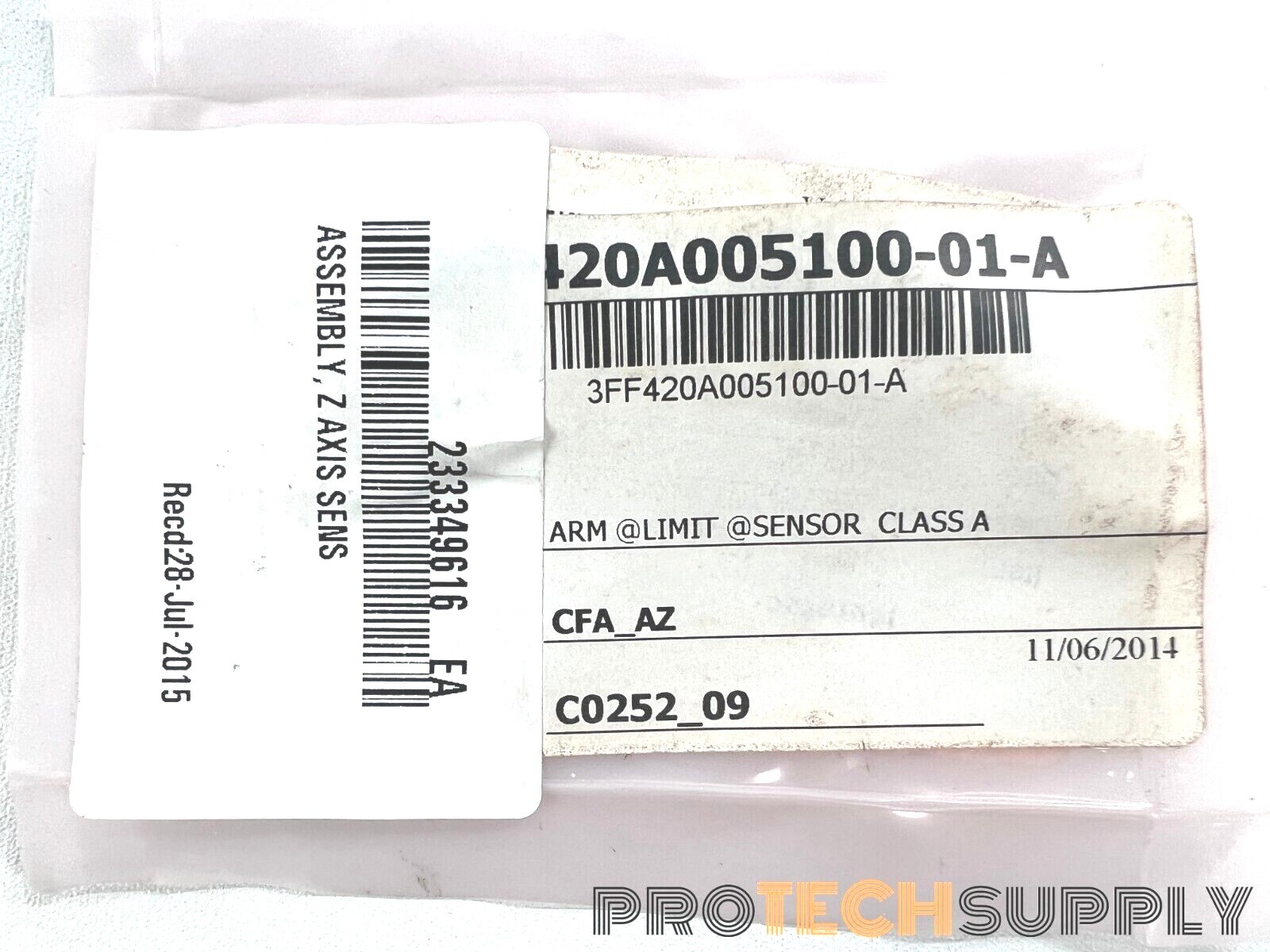 NEW Intel 3FF4204005100-01 Asyst-Shinko Assembly Z-Axis Sensor with WARRANTY