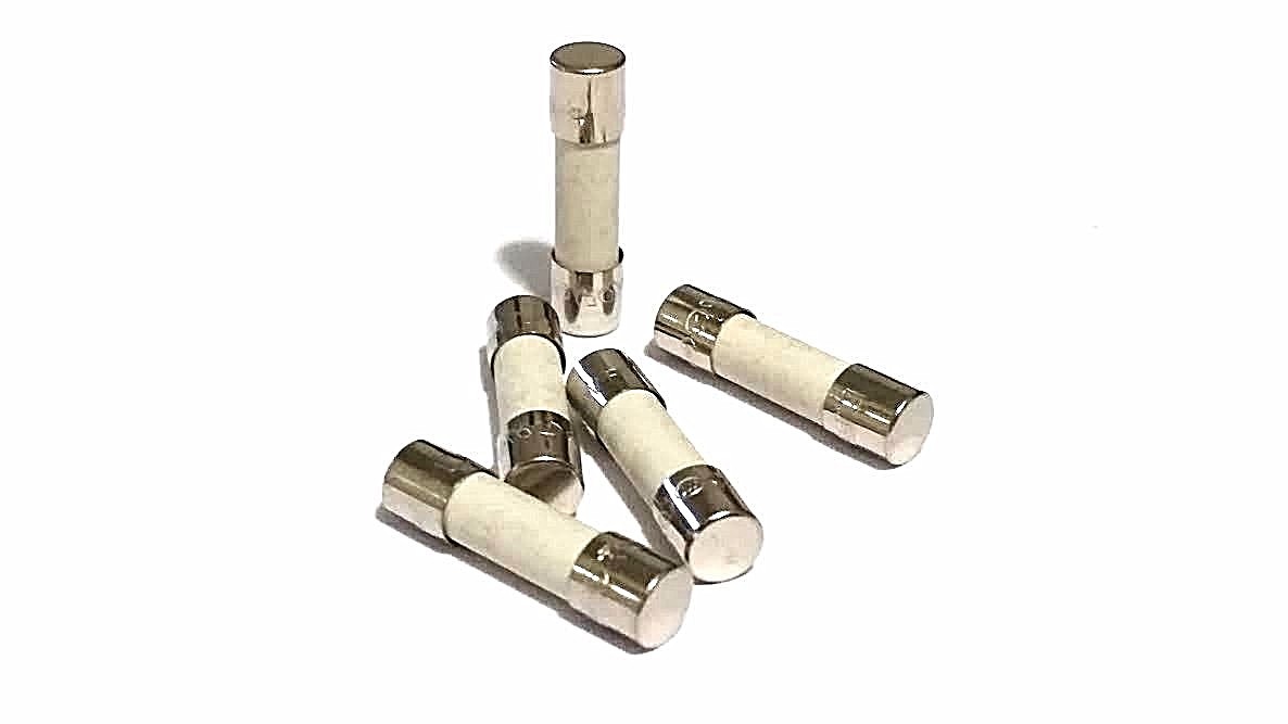 LOT OF 5 LITTELFUSE LF F1AH250V P F1 AH 250V F1AH 1A CERAMIC FUSES 5mm x 20mm