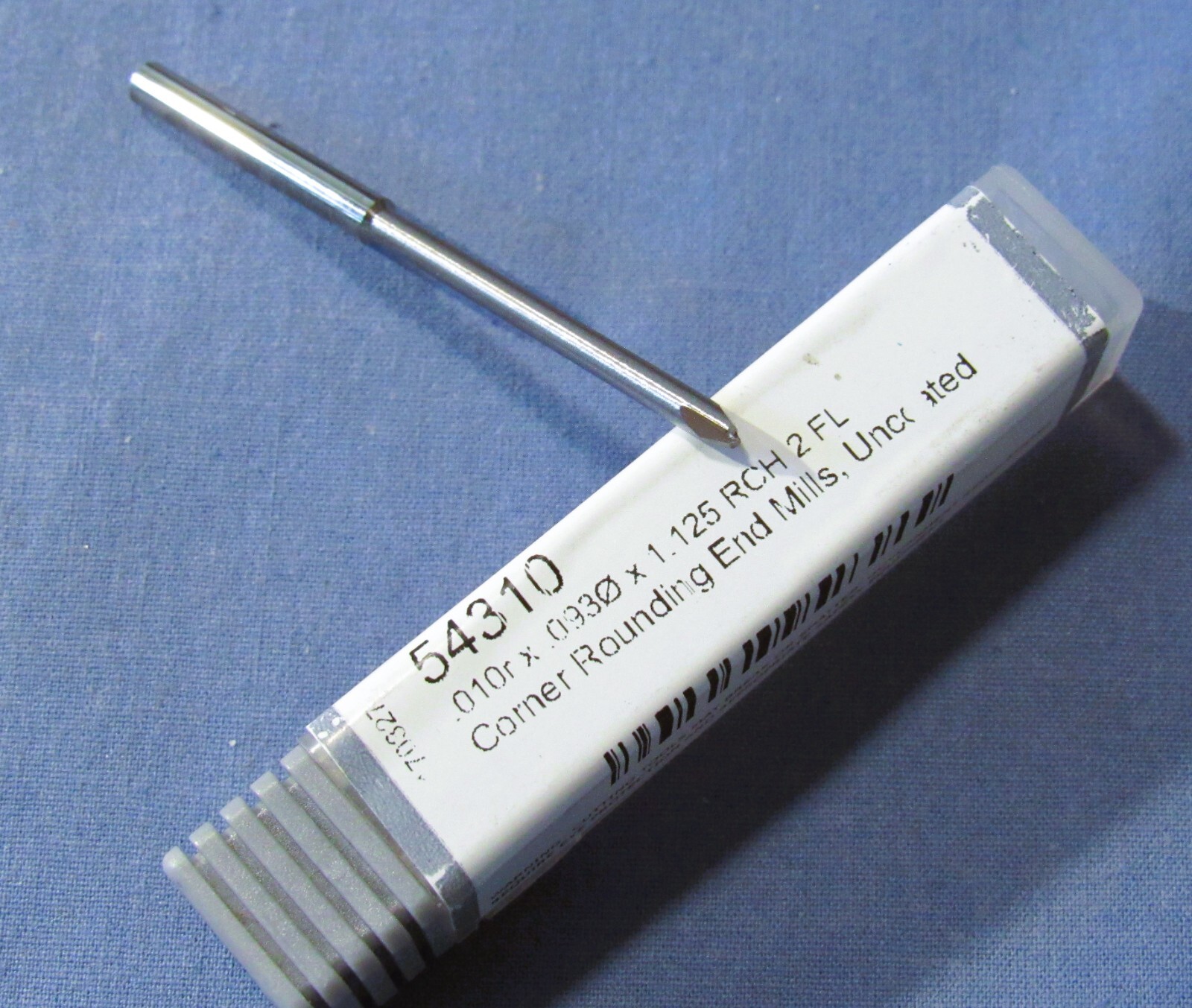 New Harvey Tool carbide Rounding end mills 0.010″R. 1-1/8 Reach .020″ Pilot