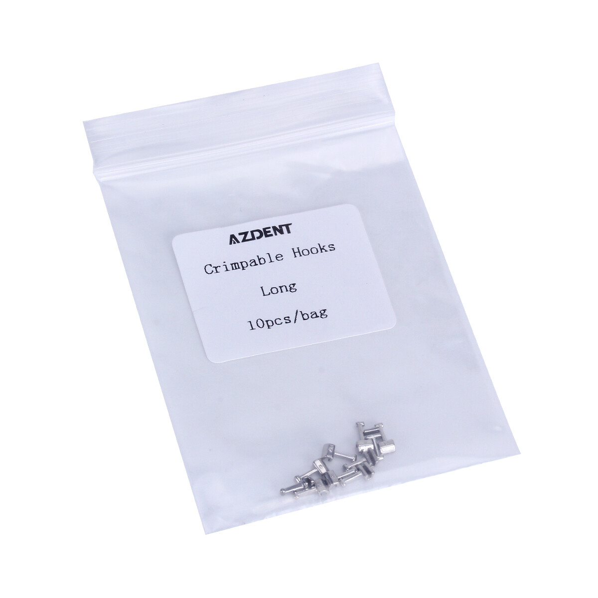10pcs/pack Dental Orthodontic Crimpable Hooks Short/Long/Stop/Left/Right/Cross