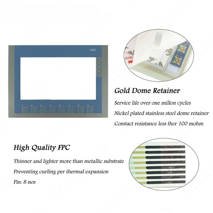 6AV2123-2GB03-0AX0 Touch Screen Panel for 6AV2 123-2GB03-0AX0 KTP700 + Keypad