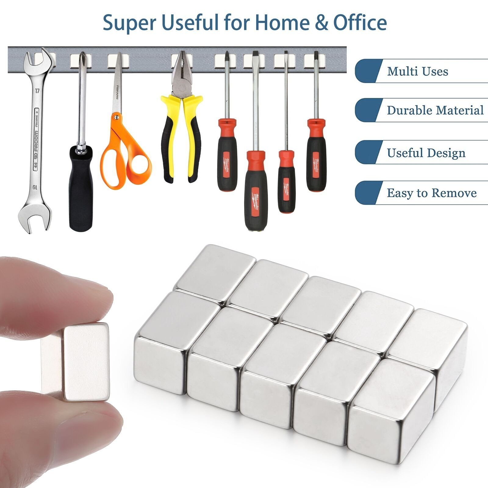 Super Strong Block Fridge Magnets Rare Earth Neodymium Magnet Small Large N52